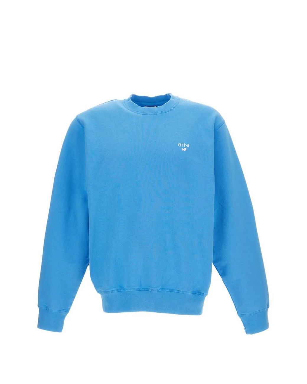 Arte' Blue Logo-Embroidered Sweatshirt for men