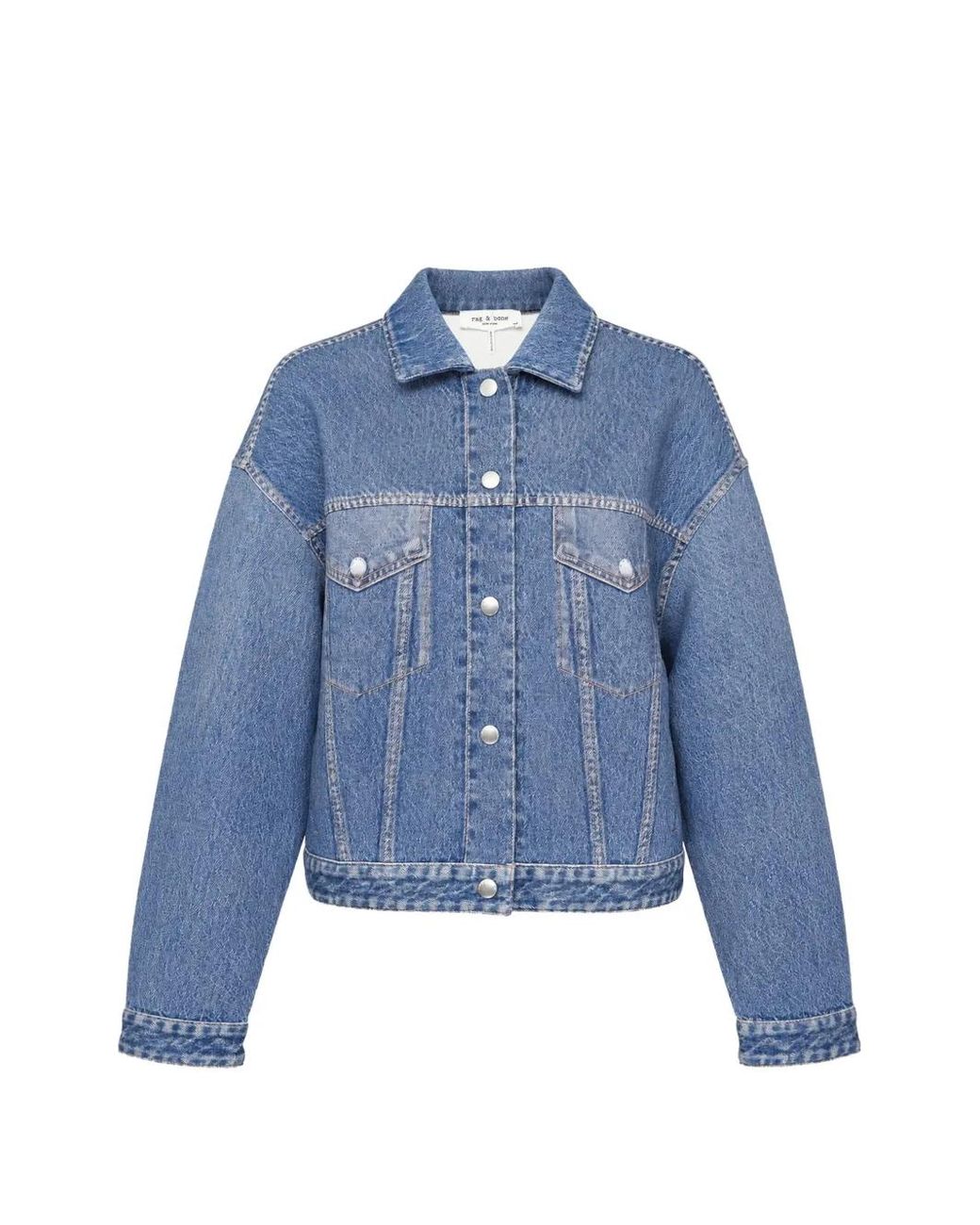 Rag & Bone Miramar Mallow Denim Jack in het Blue