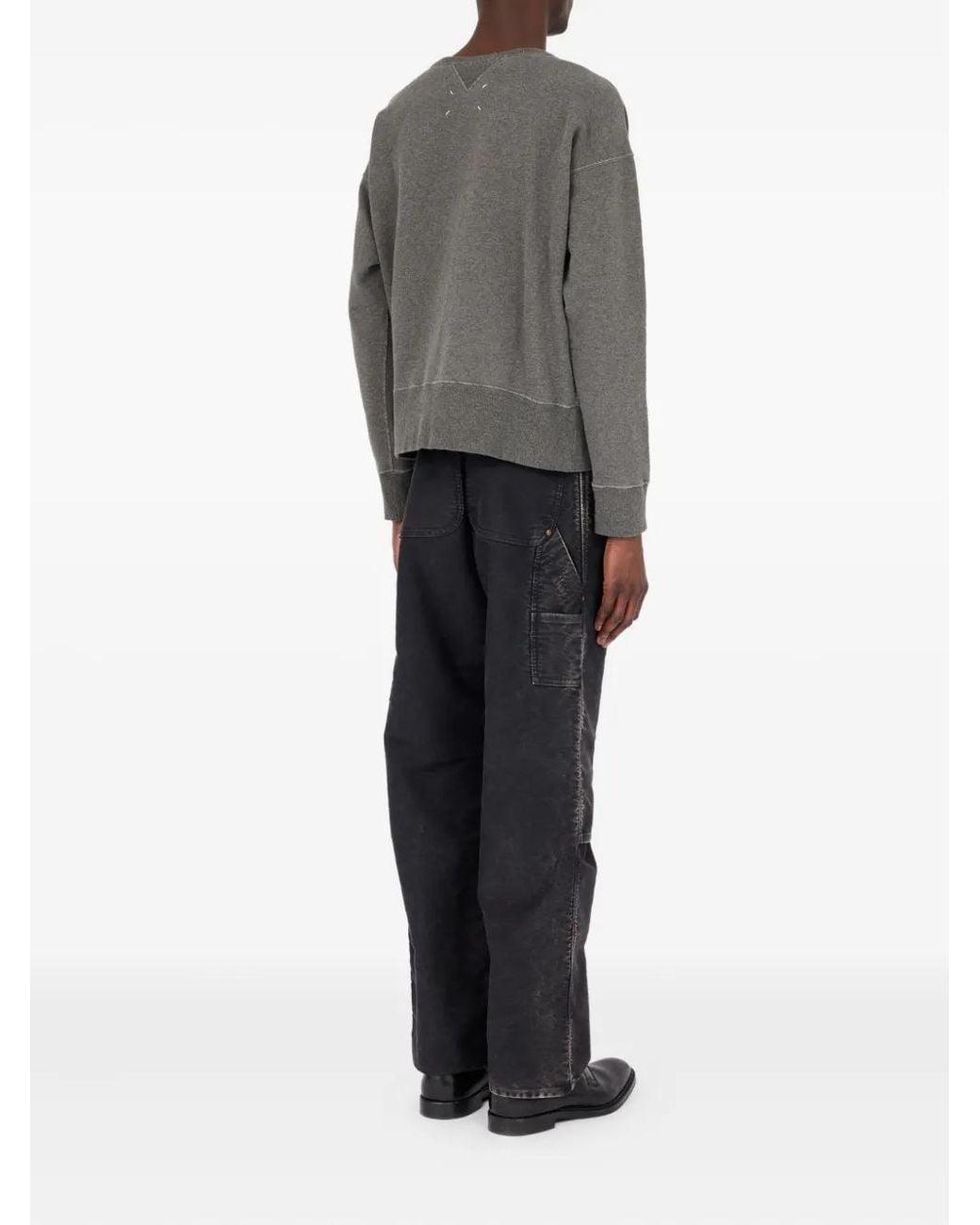 Maison Margiela Gray Cotton Sweatshirt for men