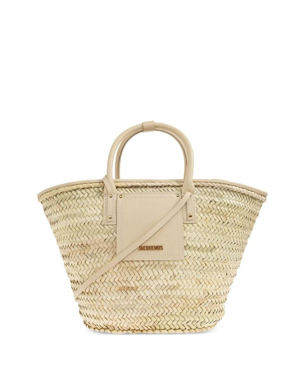 Borsa Tote Soli di Jacquemus in Natural