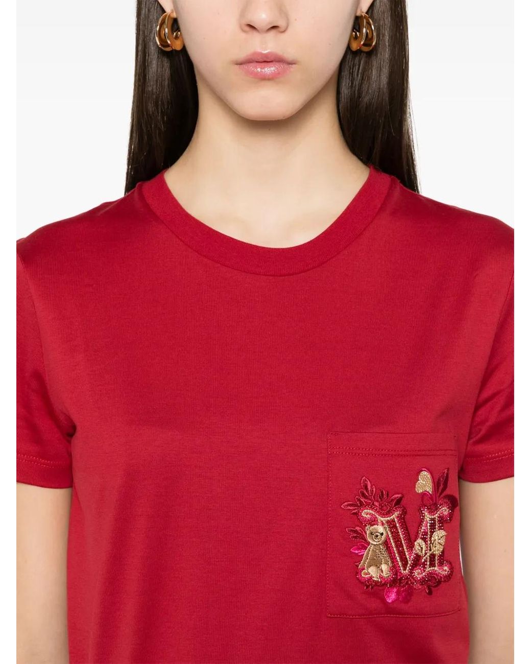 Max Mara Red Nunzio Top