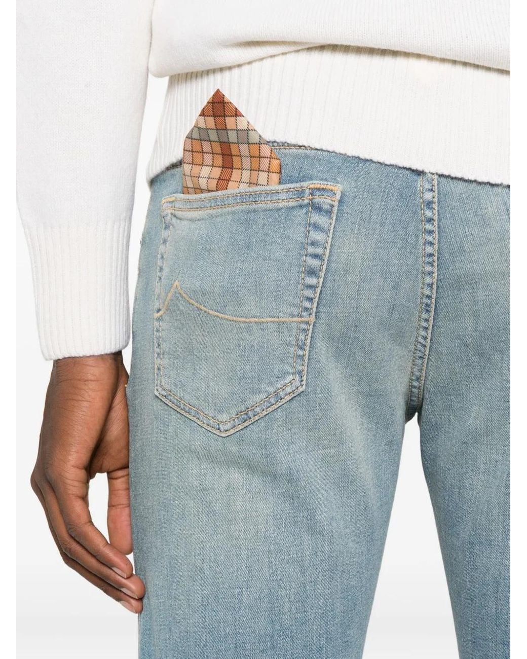 Jacob Cohen Blue Slim-Fit Jeans for men