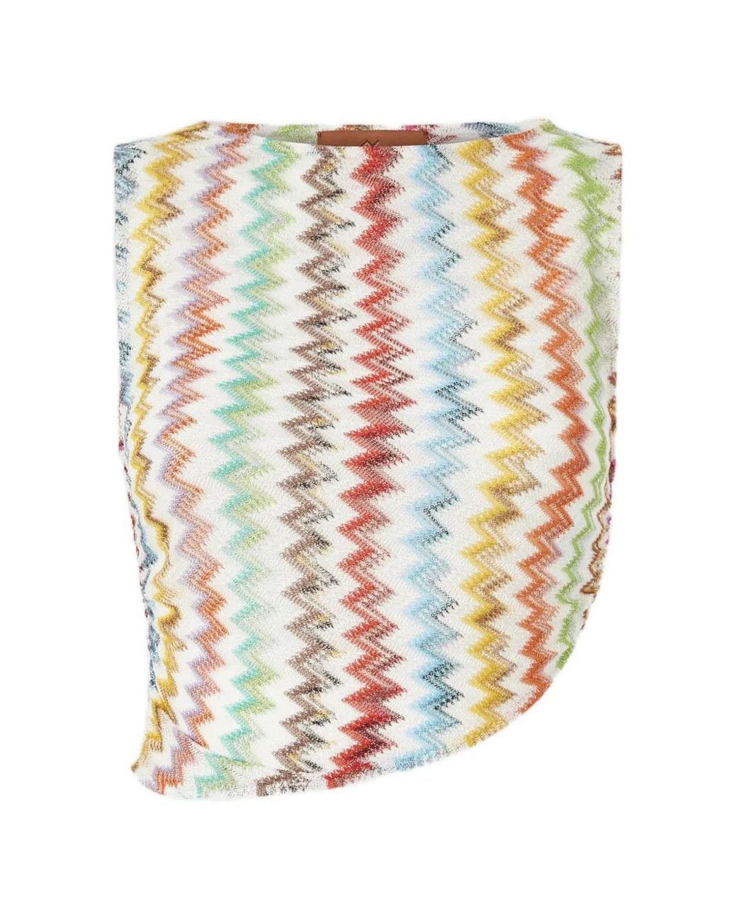 Missoni White Zig-Zag Top