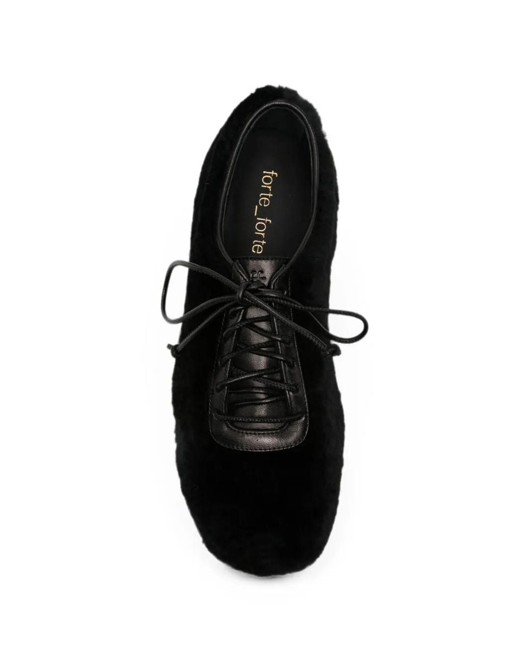 Forte_forte Black Baskets À Lacets