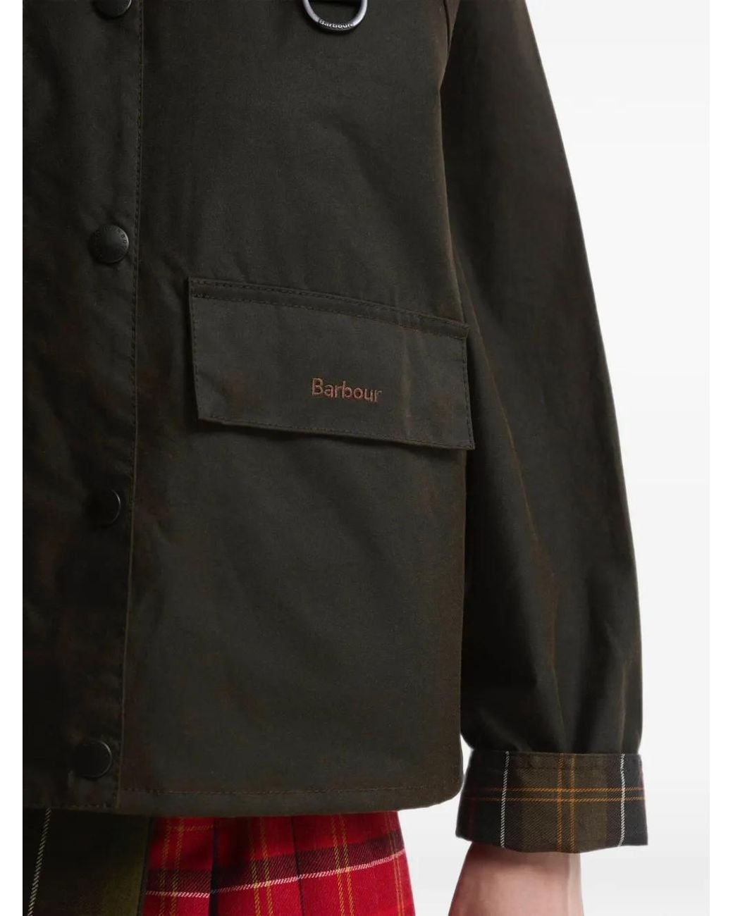Barbour Black Spey Waxed Jacket
