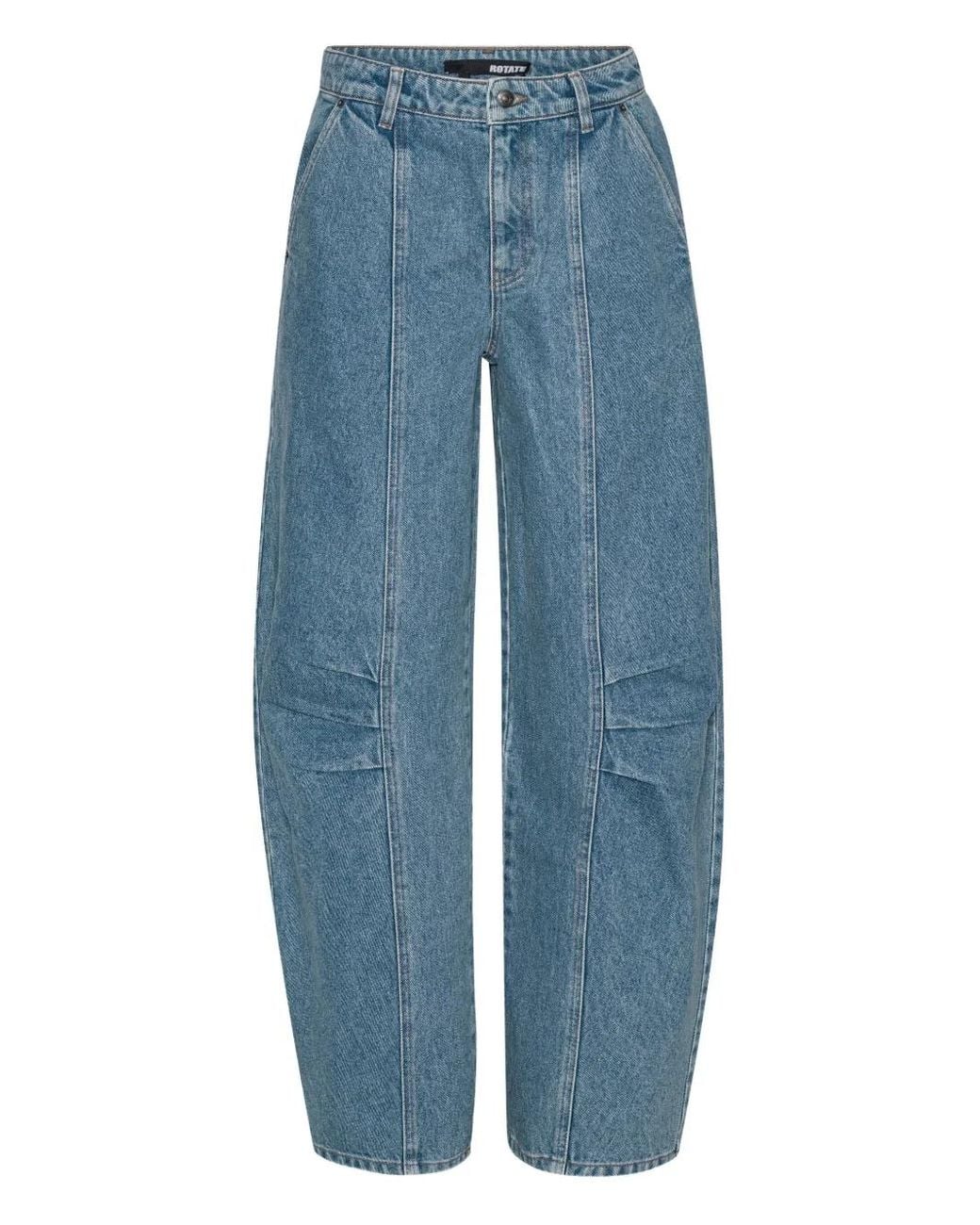 ROTATE BIRGER CHRISTENSEN Blue Panelled Jeans