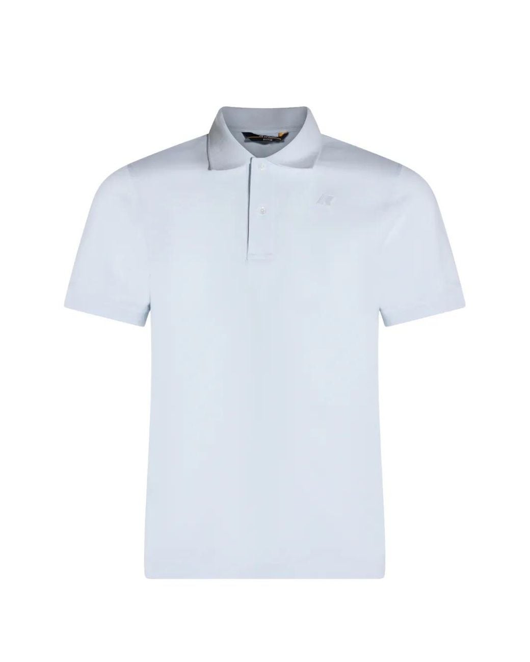 K-Way Blue Polo À Col Rayé for men