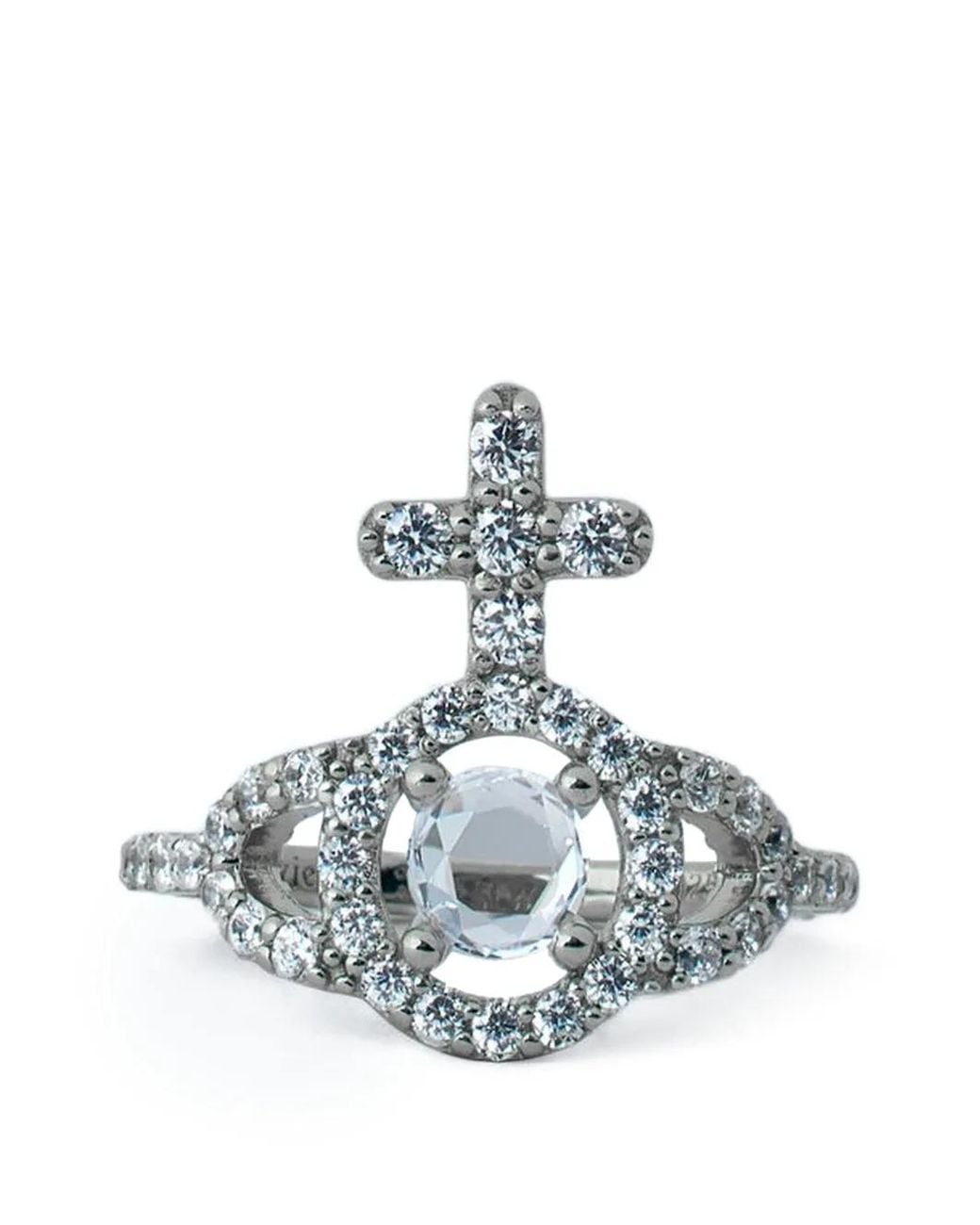 Vivienne Westwood White Olympia Ring