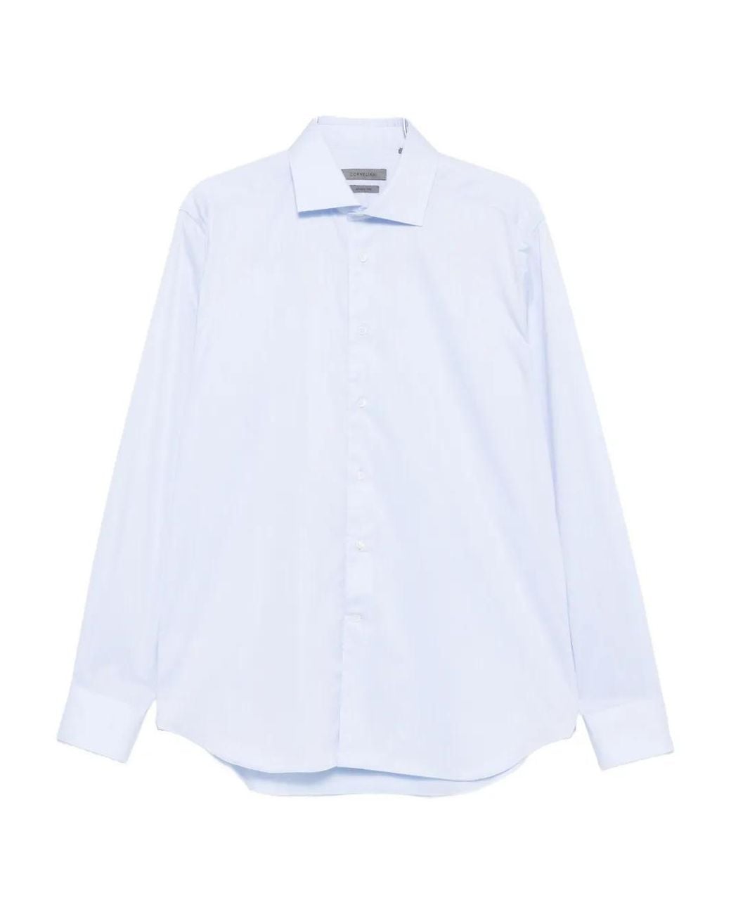Corneliani Katoenen Overhemd in het White voor heren