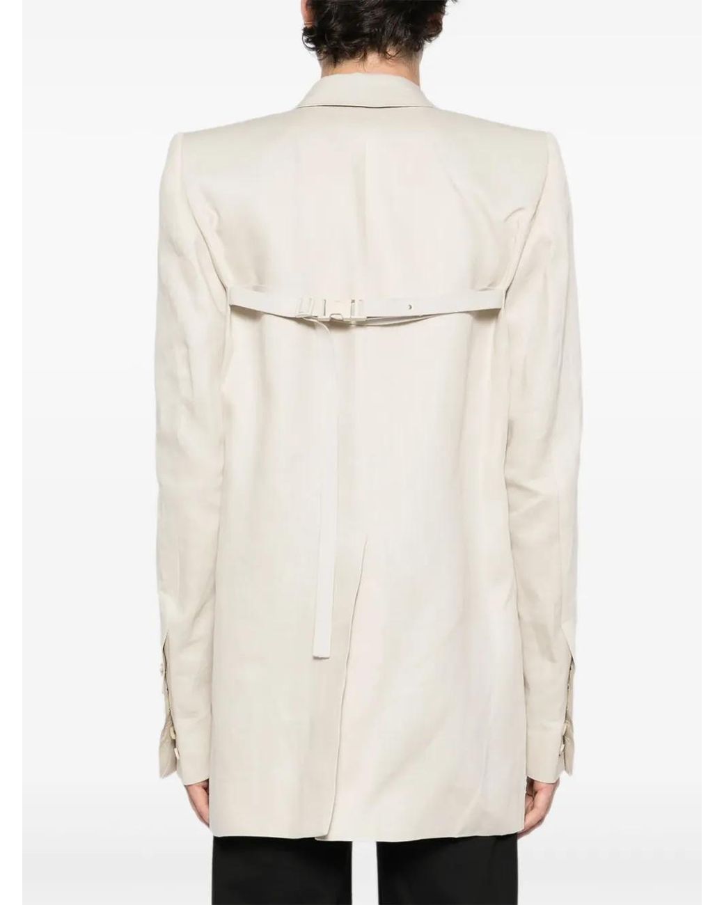 Rick Owens Dirt Blazer in het White voor heren