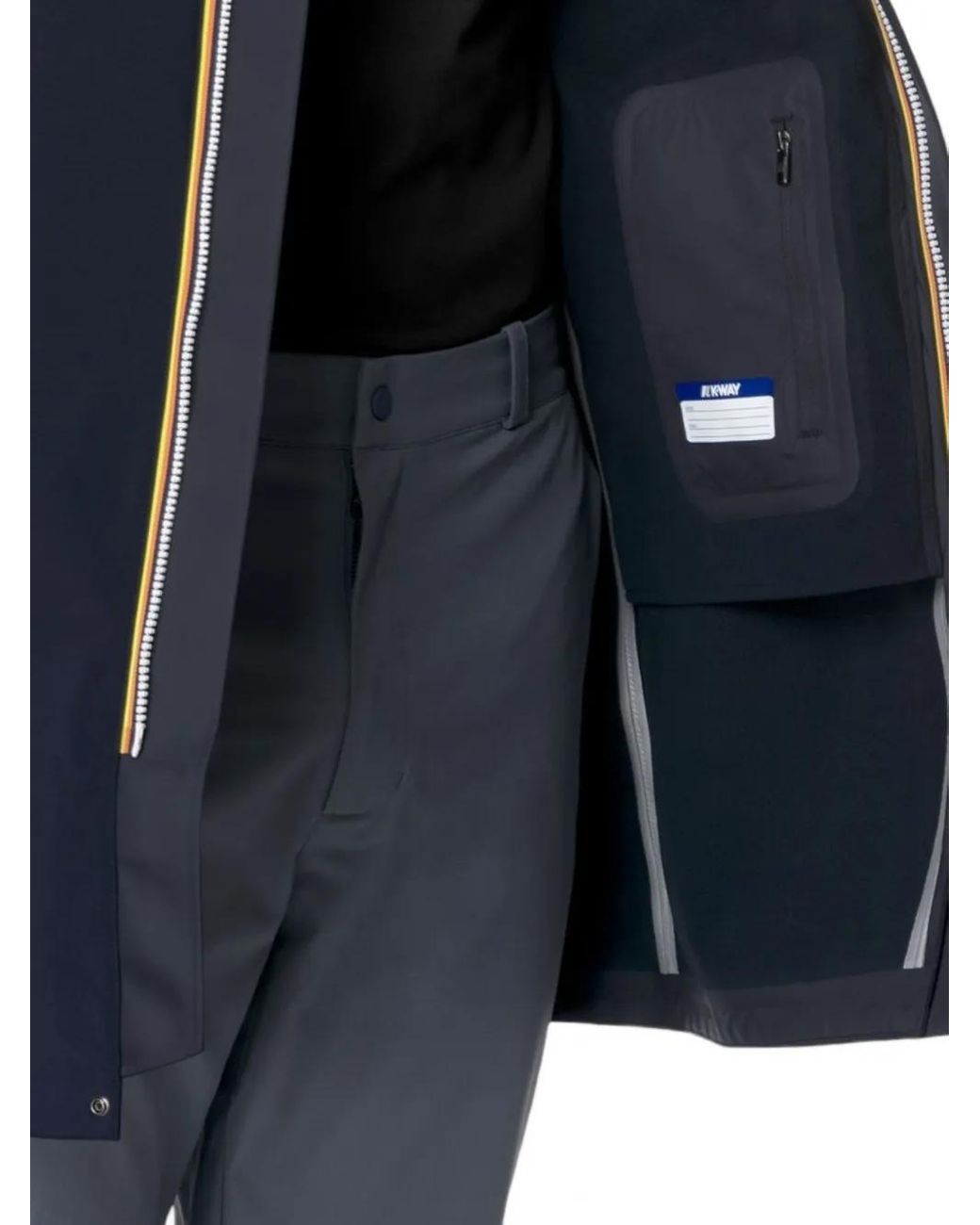 Abrigo Thomas Bonded K-Way de hombre de color Blue