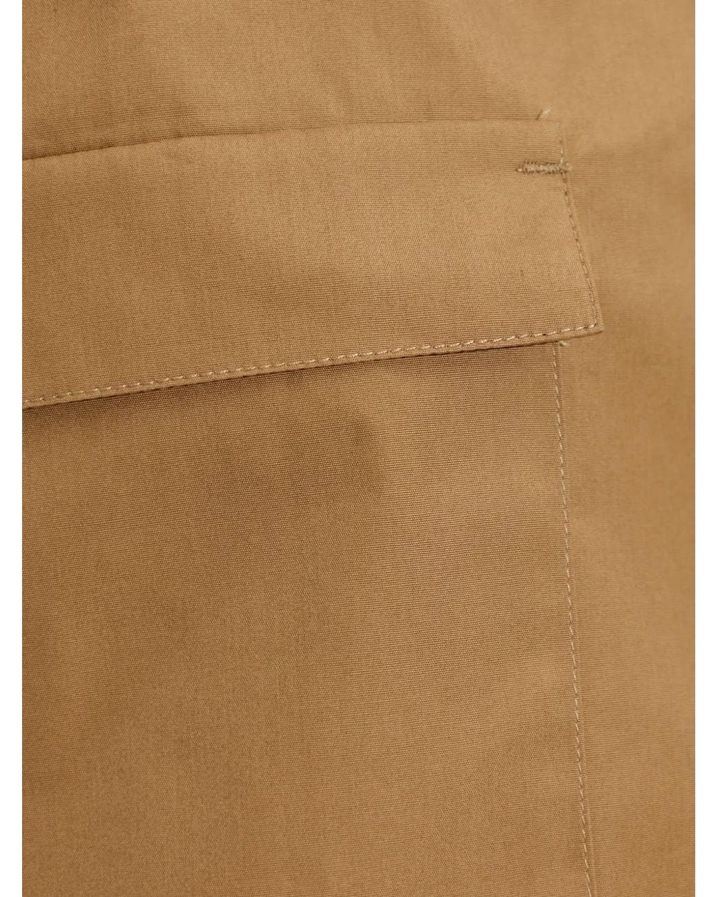 Max Mara Natural Flap-Pocket Cotton Shirt