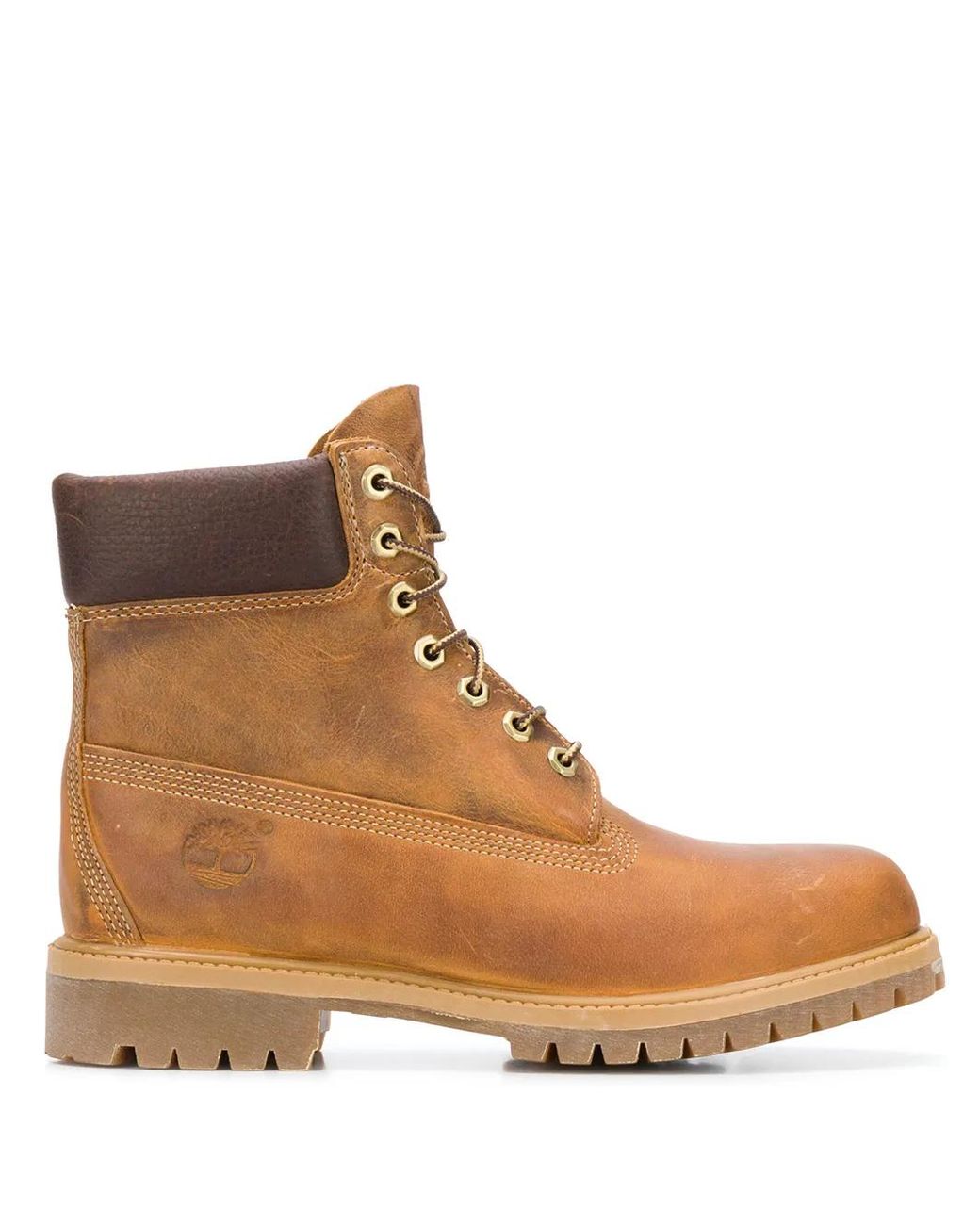 Timberland Brown Ankle Lace-Up Boots for men