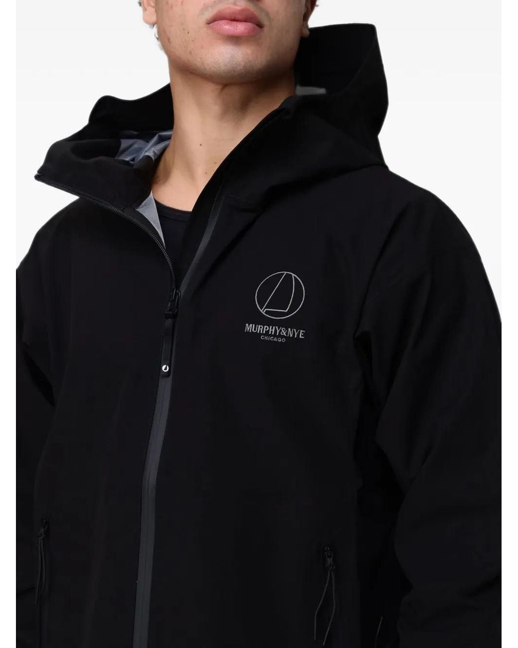 Murphy & Nye Blue Ranger/1 Logo-Print Parka