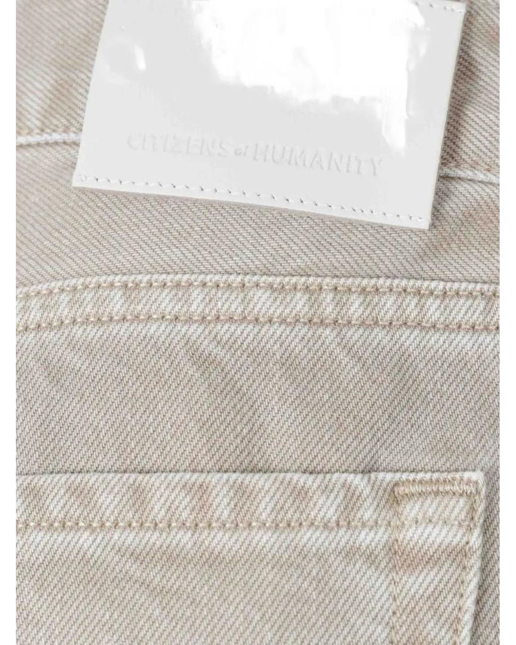 Citizens of Humanity Natural Miro Wide-Leg Denim Jeans