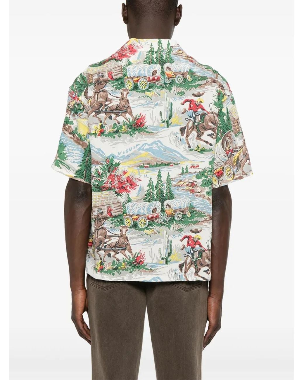 Visvim Crosby Overhemd in het Gray voor heren