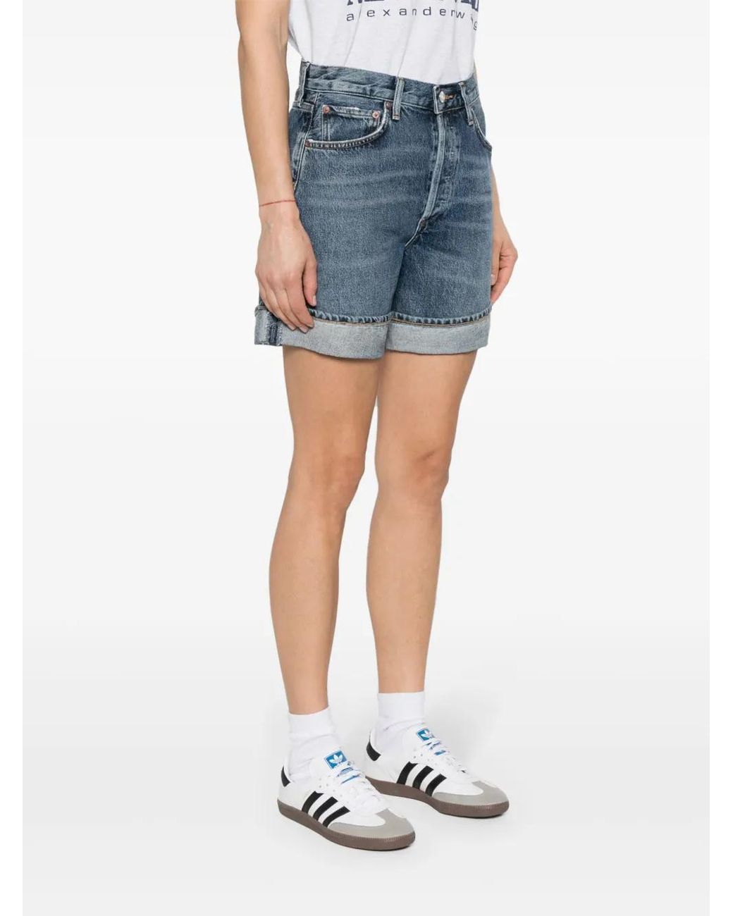 Agolde Blue Dame Short