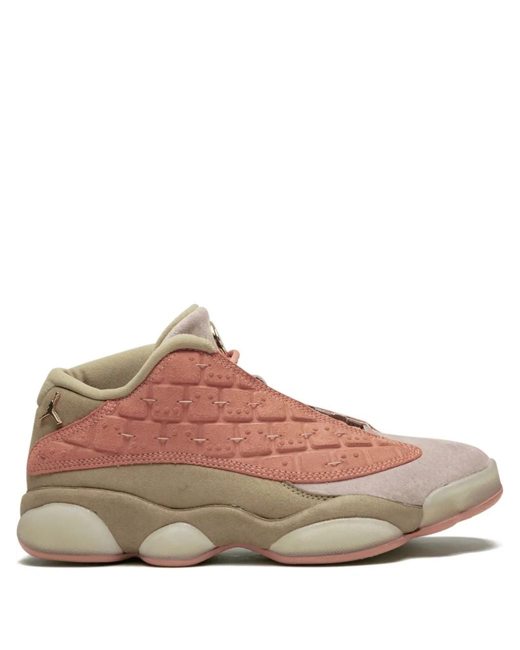 Nike Brown X Clot Air 13 Retro Low Nrg/Ct 'Terracotta Warrior" Sneakers