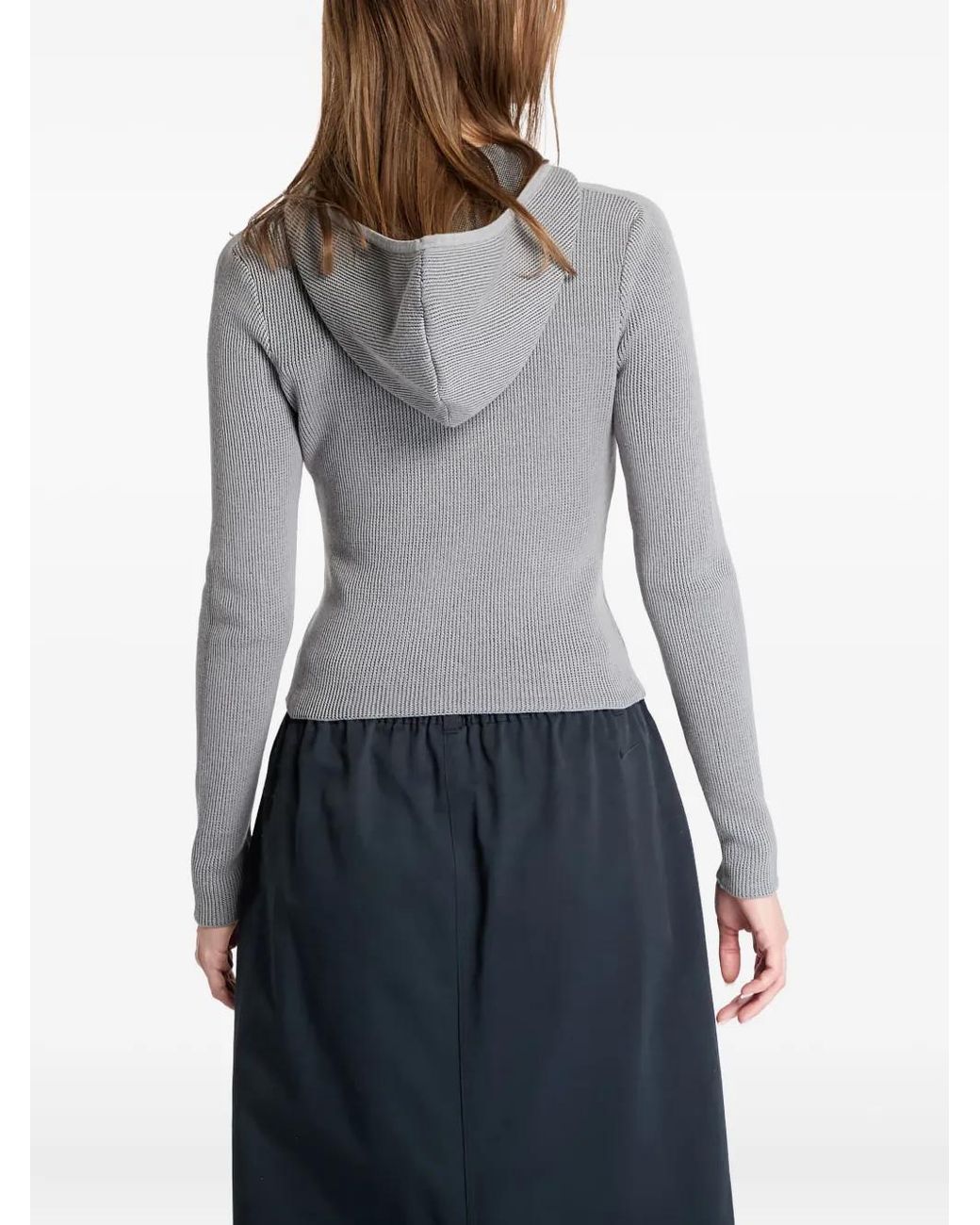 Daily Paper Gray Long-Sleeve Hoodie