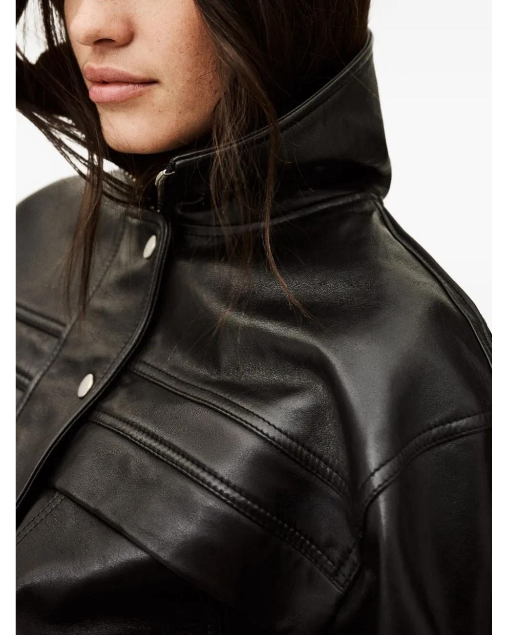 Chaqueta Kassia Con Peplum Ba&sh de color Black