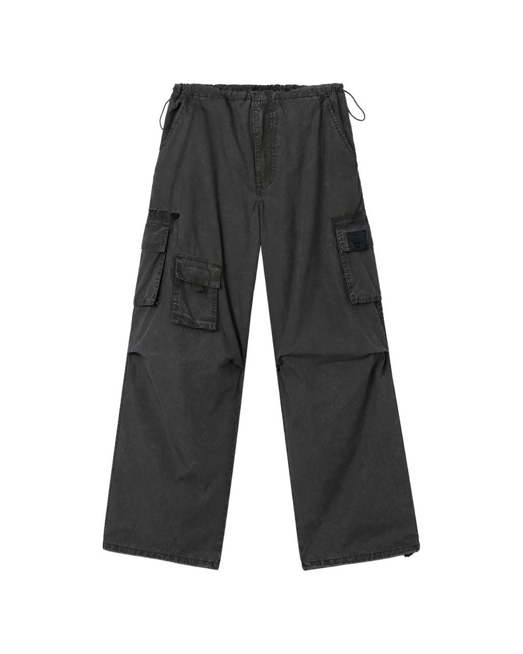 Izzue Gray Cargo-Pocket Trousers