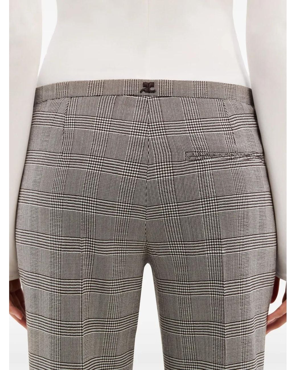 Courreges Flared Broek in het Gray