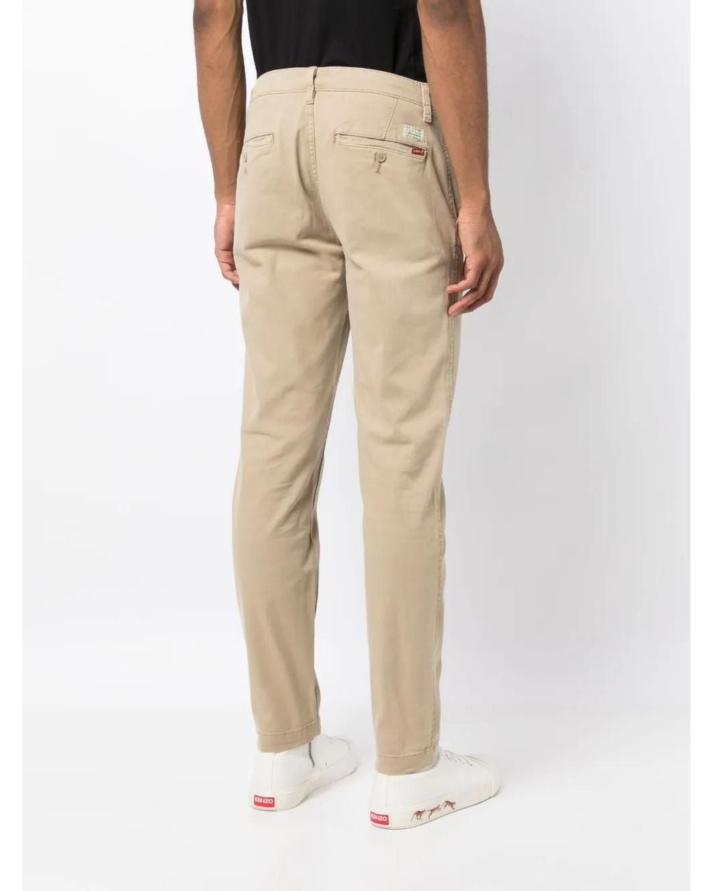 Levi's Natural Logo-Patch Chino Trousers for men