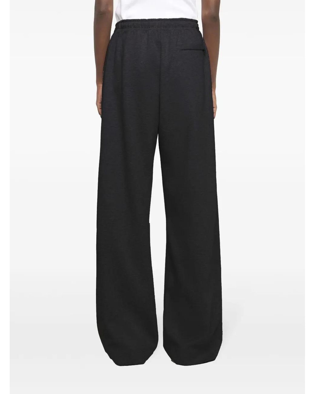 J.W. Anderson Black Pintuck Track Pants for men
