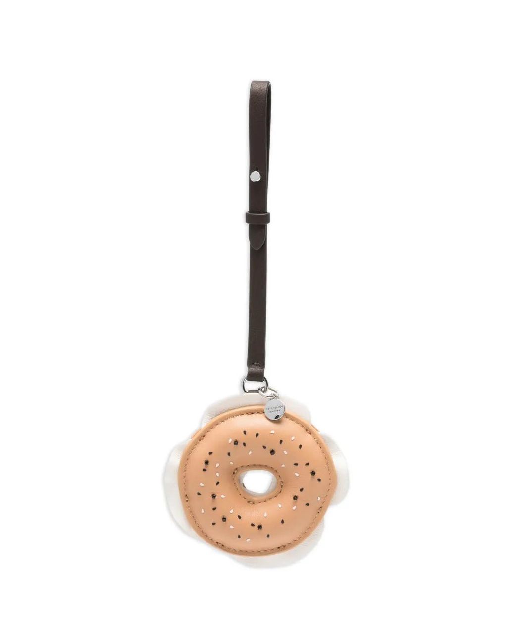 Kate Spade Metallic Foil Emboss-Logo Bag Charm