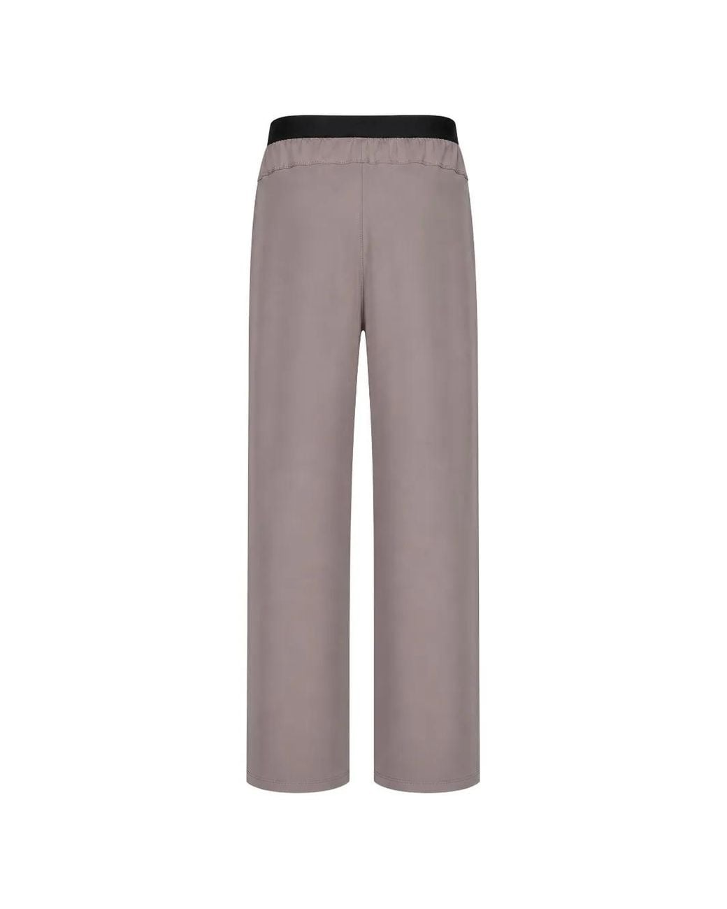 DKNY Purple Elasticated Wide-Leg Trousers