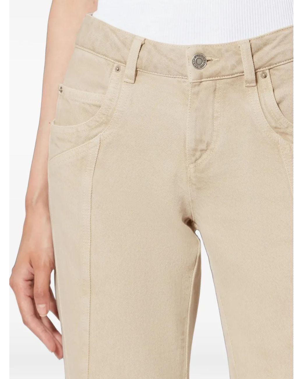 Isabel Marant Natural Jaylis Trousers