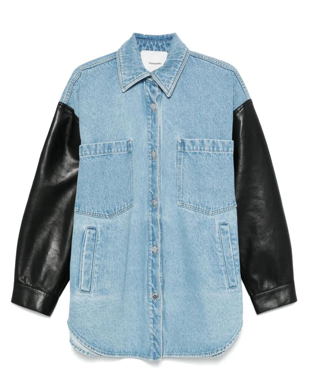 Nanushka Blue Denim Shirt