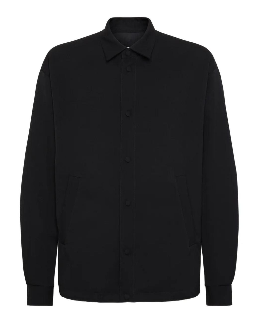 DSquared² Black Wool Coach Jacket for men