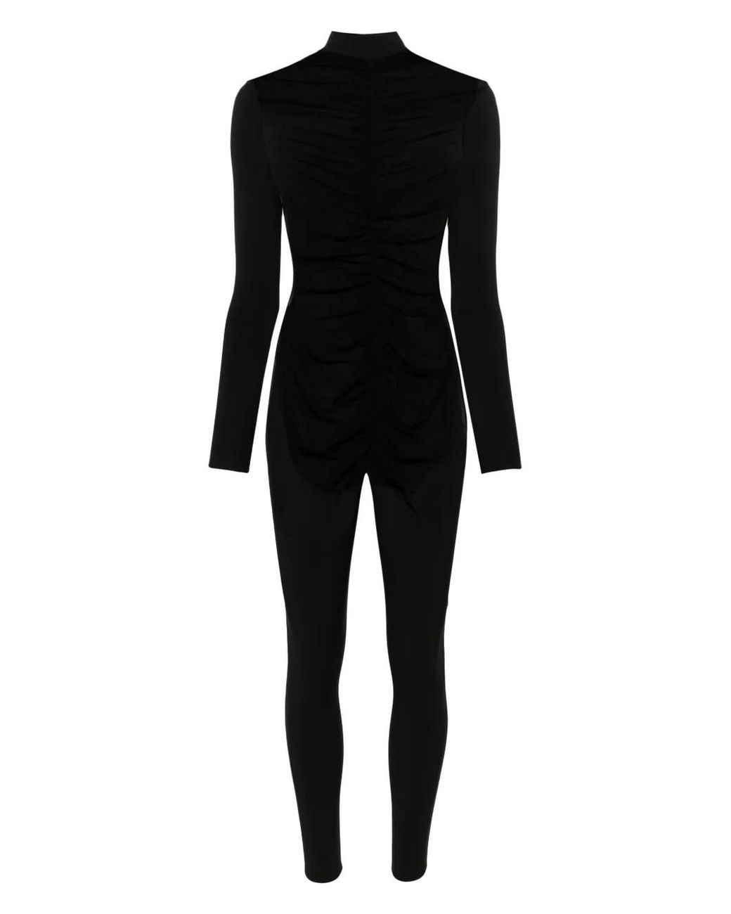 Maison Close Black Nuit Fauve Long-Sleeves Jumpsuit