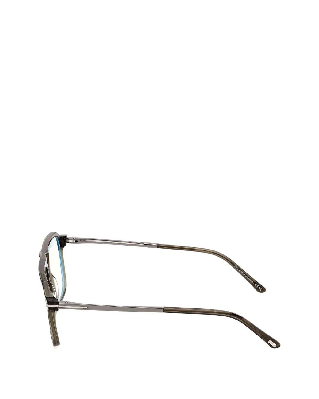 Tom Ford Green Pilot-Frame Glasses for men