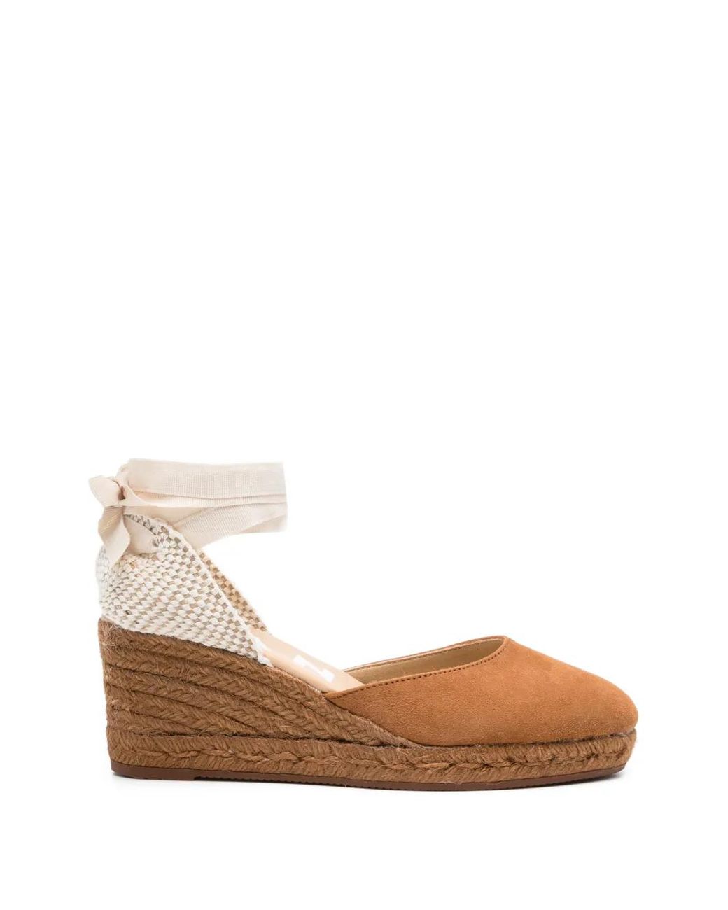 Manebí White Tie-Detail Espadrilles