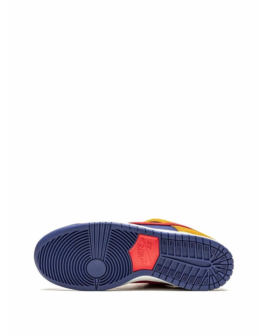 Nike Blue Sb Dunk Low Pro "Reverse Papa Bear" Sneakers