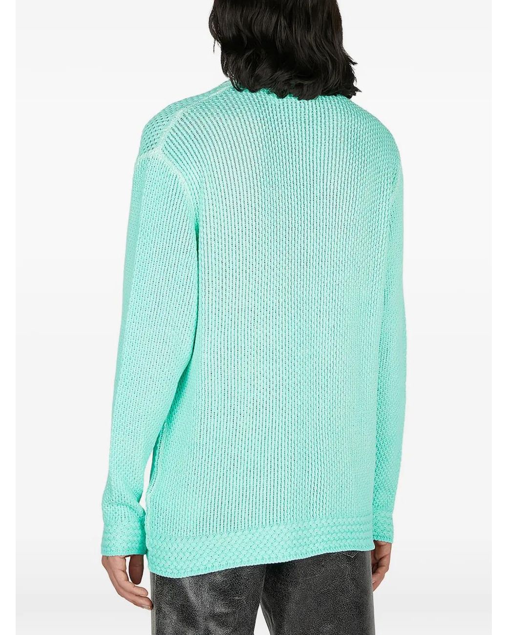 Jersey Con Cuello En V Guess de hombre de color Green