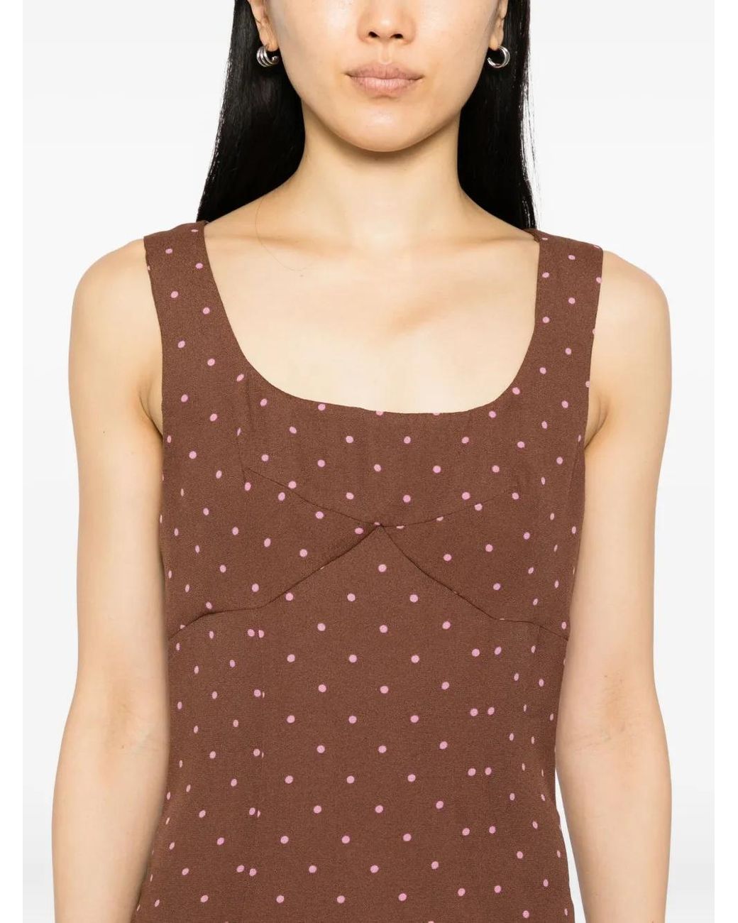 Reformation Brown Cher Dress