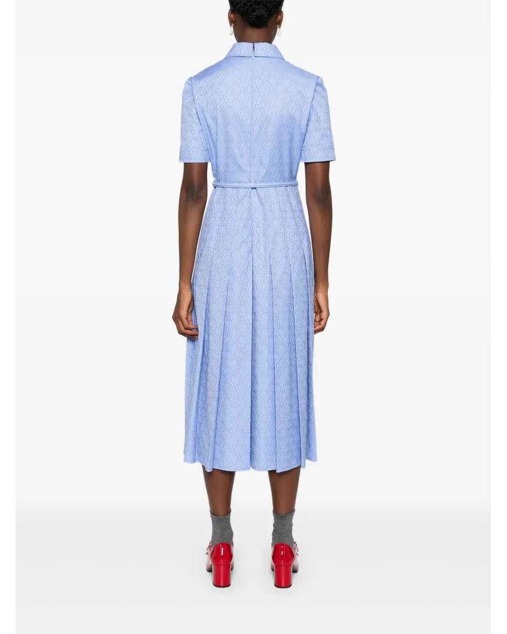 Gucci GGパターン ドレス Blue