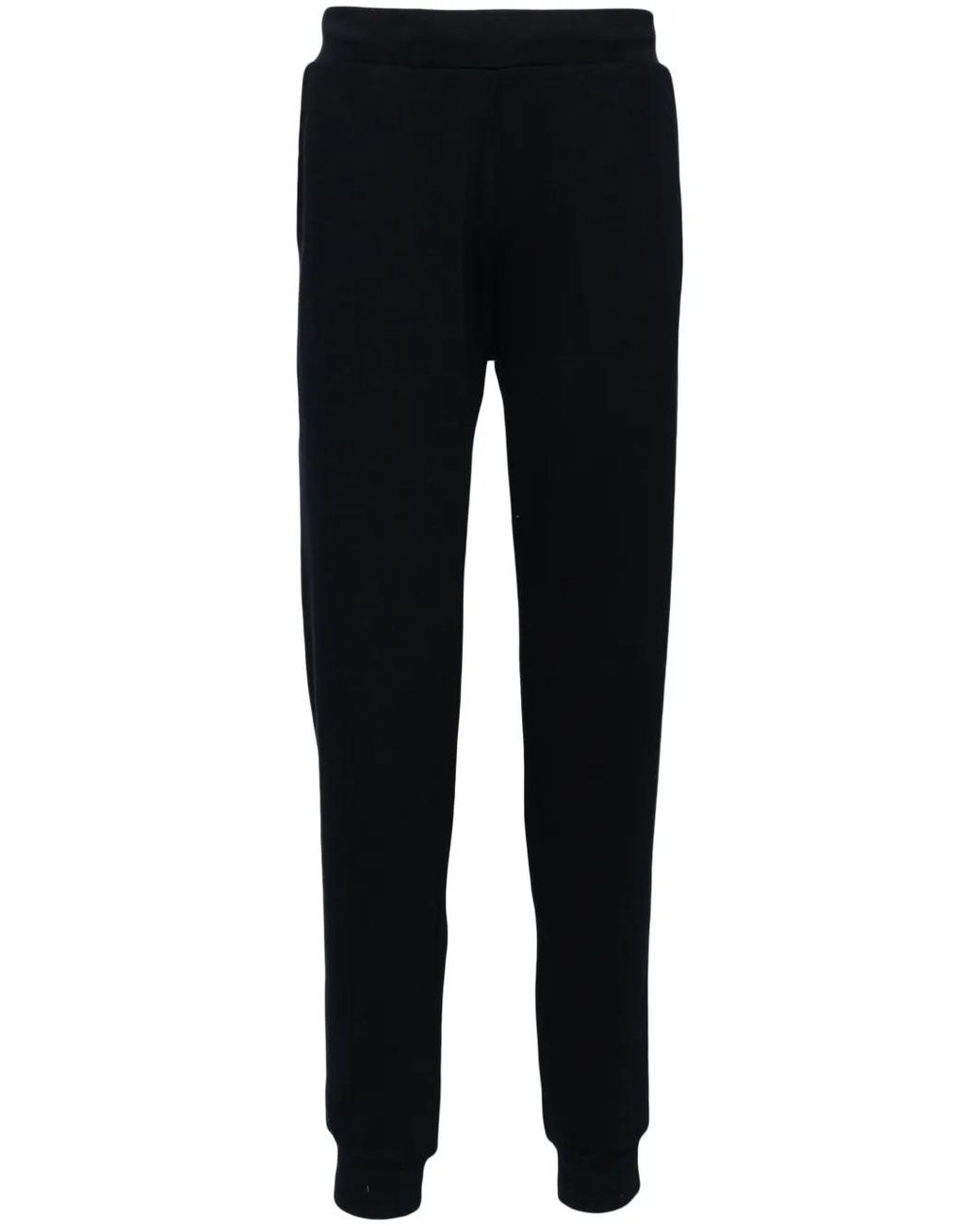 Corneliani Black Tapered Track Pants for men