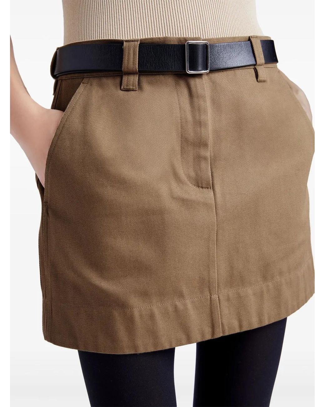 Proenza Schouler Natural Silas Miniskirt