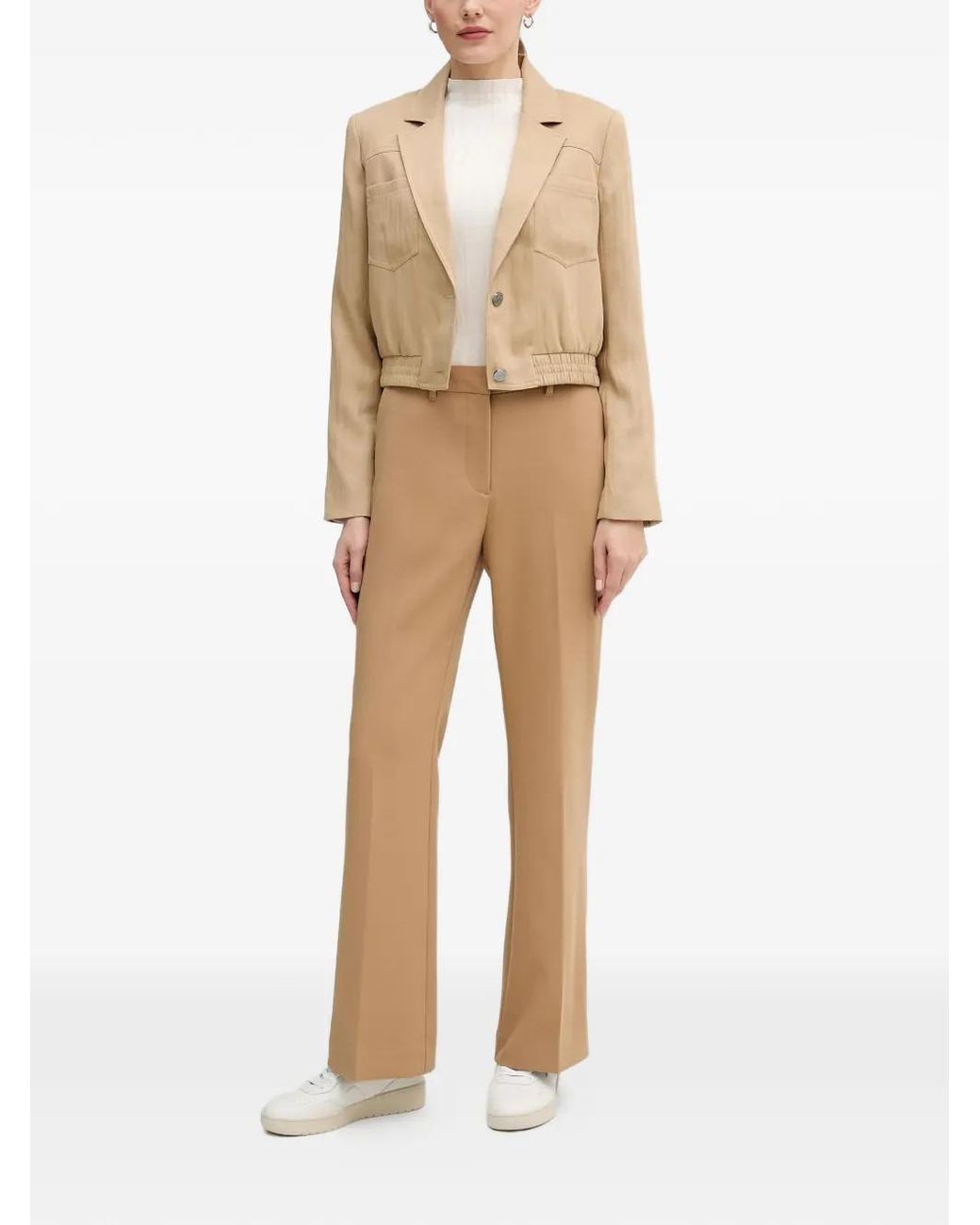 DKNY Natural Chest-Pockets Jacket