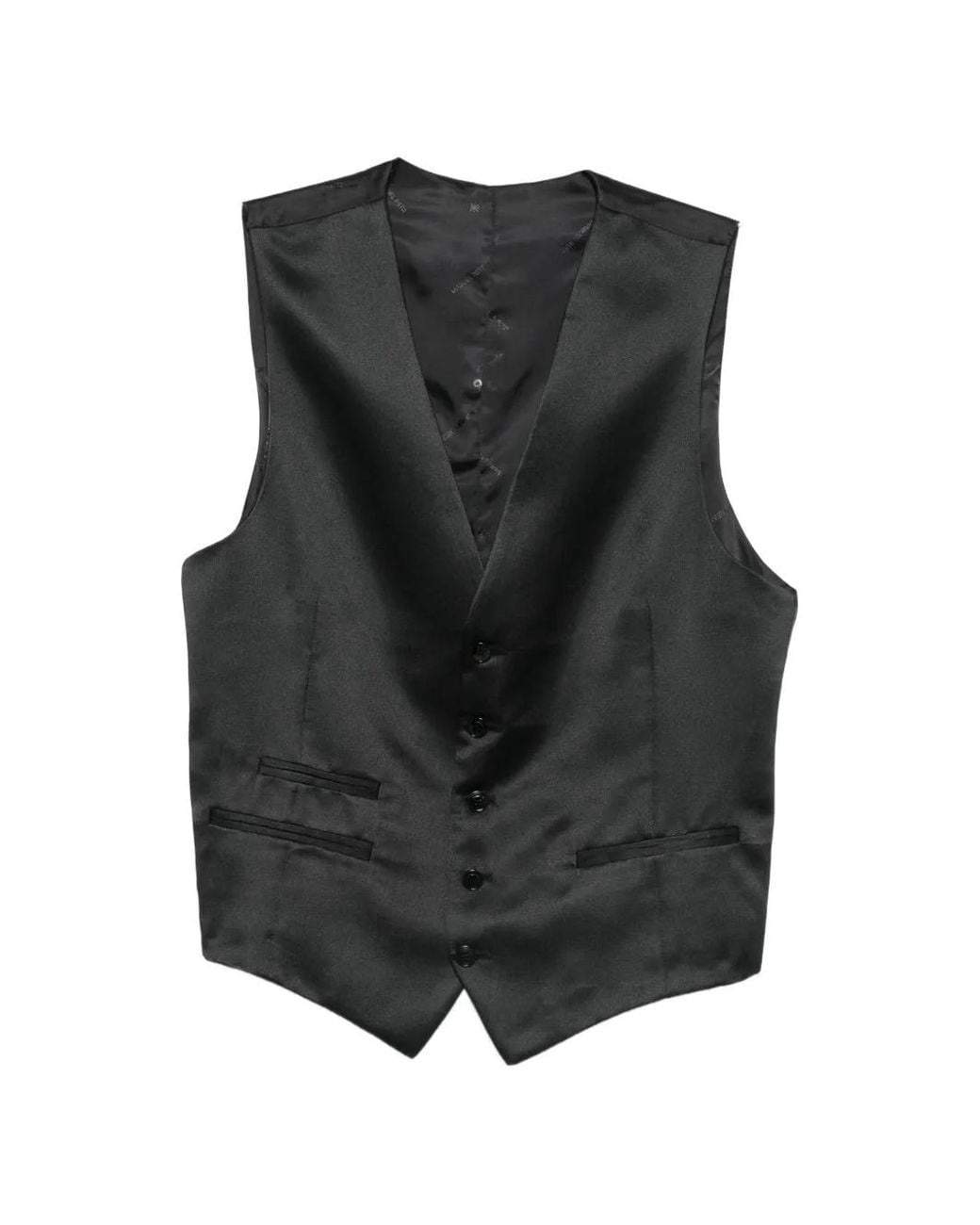Chaleco Con Botones Manuel Ritz de hombre de color Black