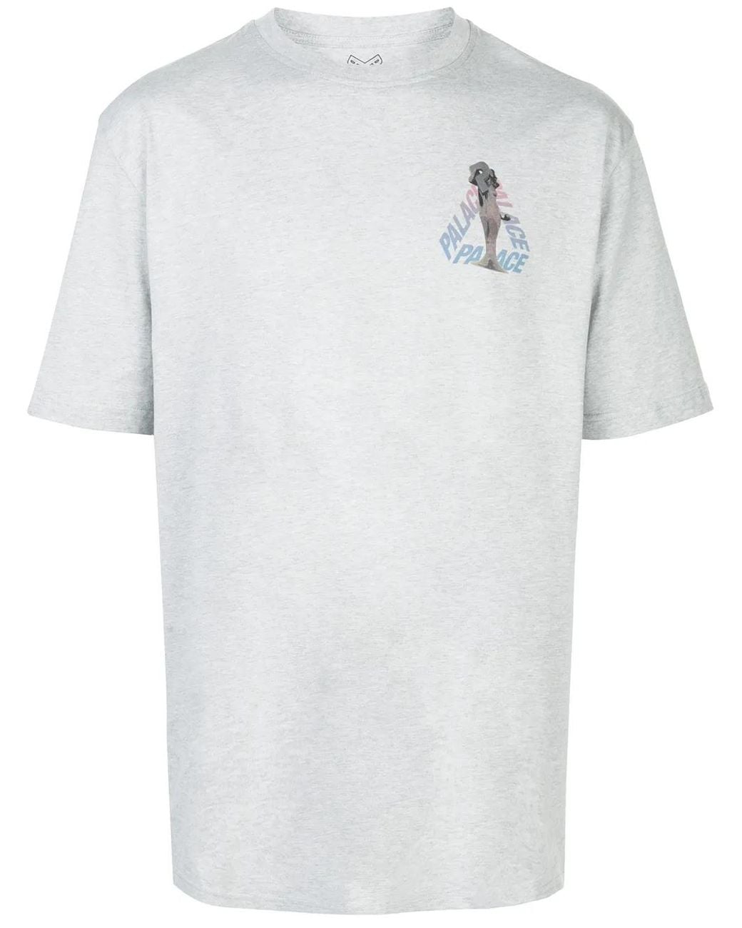 Palace White Rolls P3 Crew-Neck T-Shirt for men