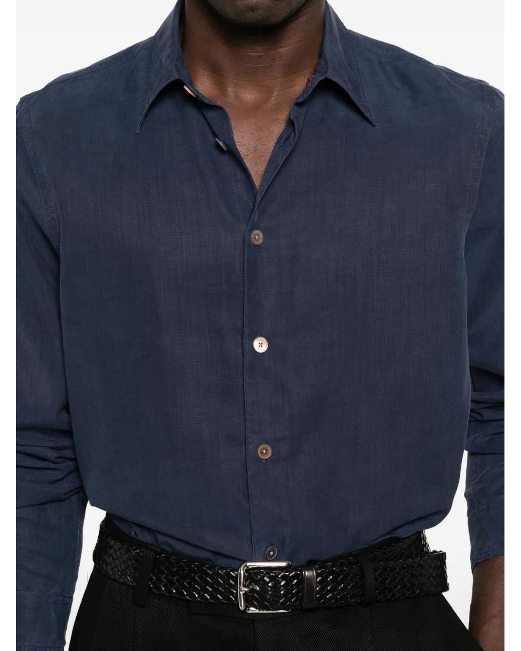 Paul Smith Blue Regular Fit Shirt for men