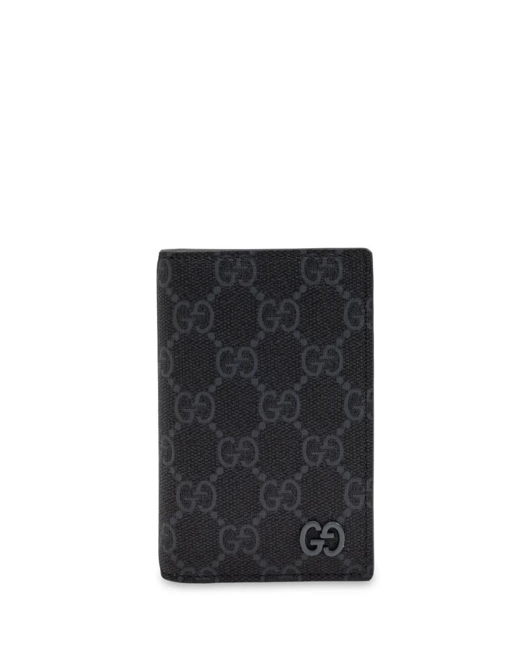 Gucci Black Gg Logo Cardholder for men