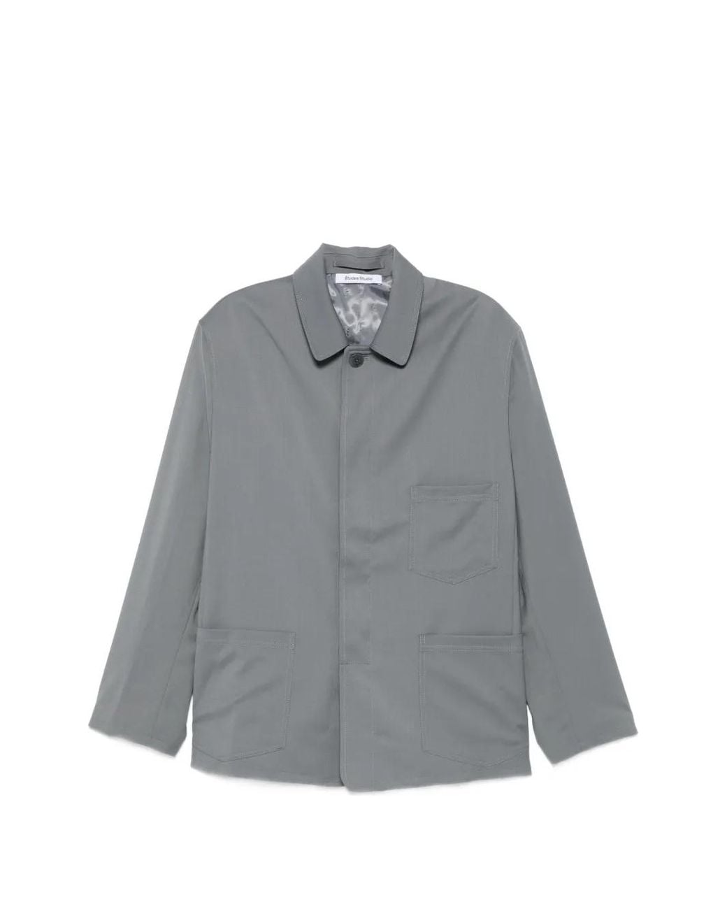 Etudes Studio Gray Dress Up Worker Jacket for men