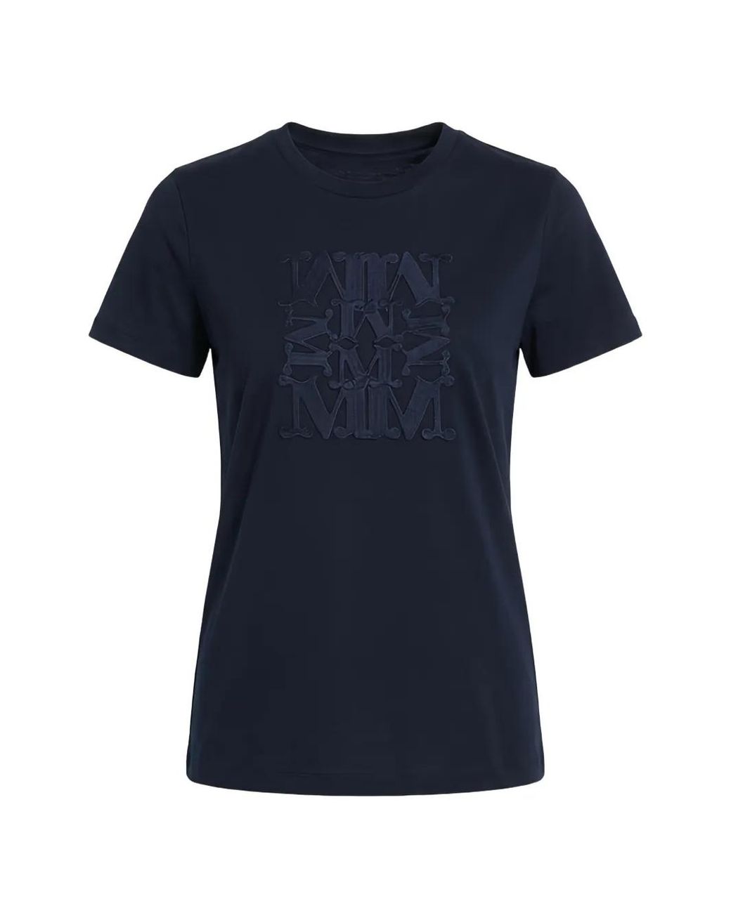 Max Mara Blue Graphic T-Shirt