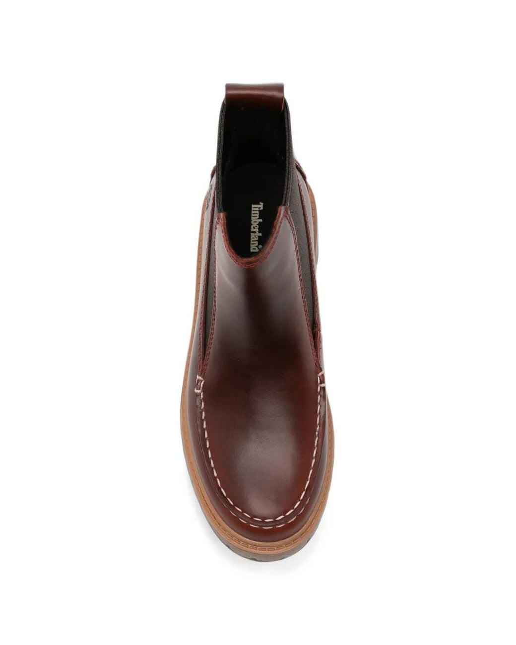 Timberland Brown Leather Platform Boots